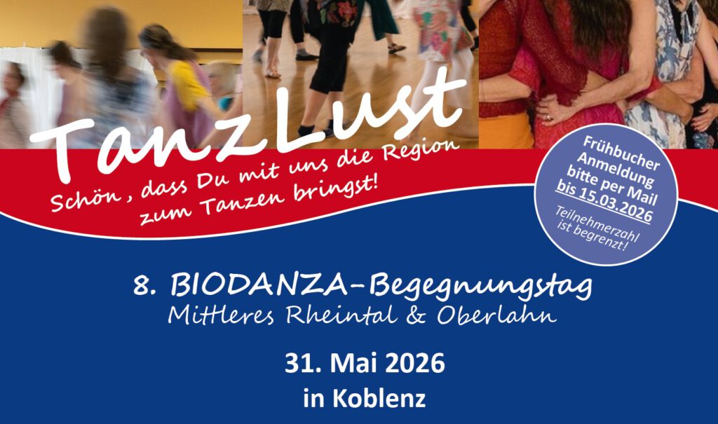 8. Biodanza Begegnungstag mittleres Rheintal und Region Lahn